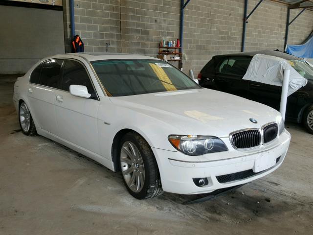 WBAHN83567DT65762 - 2007 BMW 750 WHITE photo 1