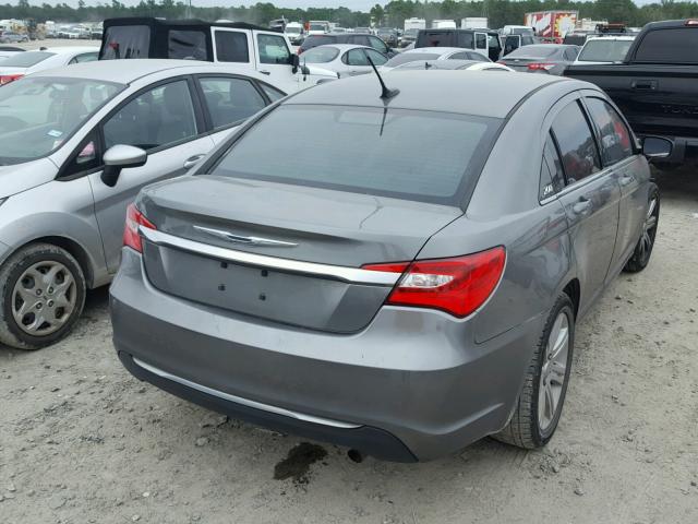 1C3CCBABXDN704803 - 2013 CHRYSLER 200 LX BLACK photo 4