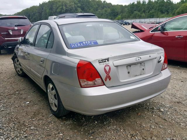 KMHDN46D16U363540 - 2006 HYUNDAI ELANTRA GL SILVER photo 3