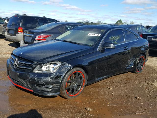 WDDGJ4HB5EG284254 - 2014 MERCEDES-BENZ C 250 BLACK photo 2