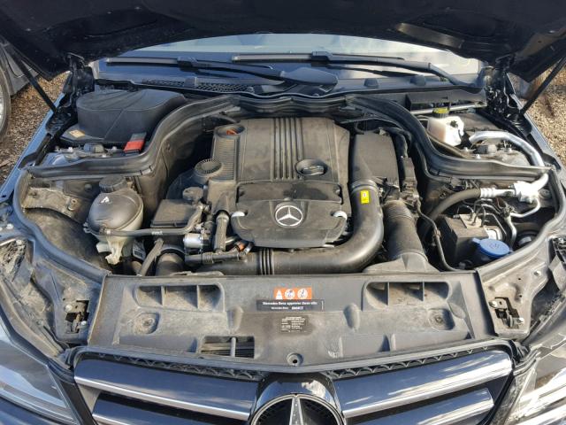 WDDGJ4HB5EG284254 - 2014 MERCEDES-BENZ C 250 BLACK photo 7