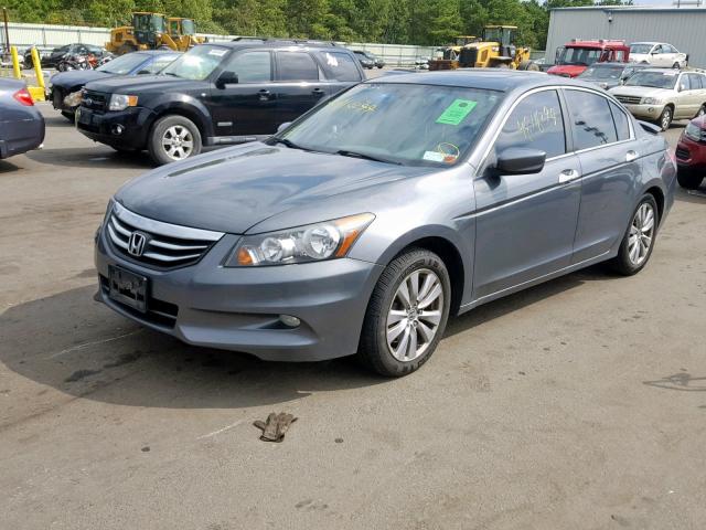 1HGCP3F84CA011008 - 2012 HONDA ACCORD EXL GRAY photo 2