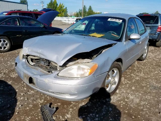 1FAFP55U4YG125154 - 2000 FORD TAURUS SES SILVER photo 2