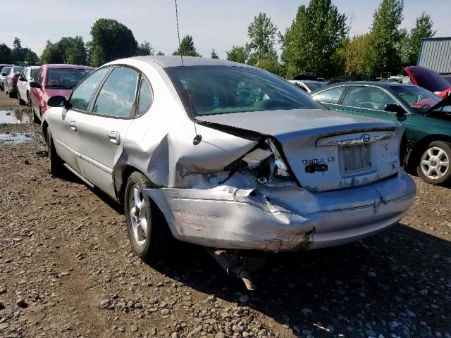 1FAFP55U4YG125154 - 2000 FORD TAURUS SES SILVER photo 3