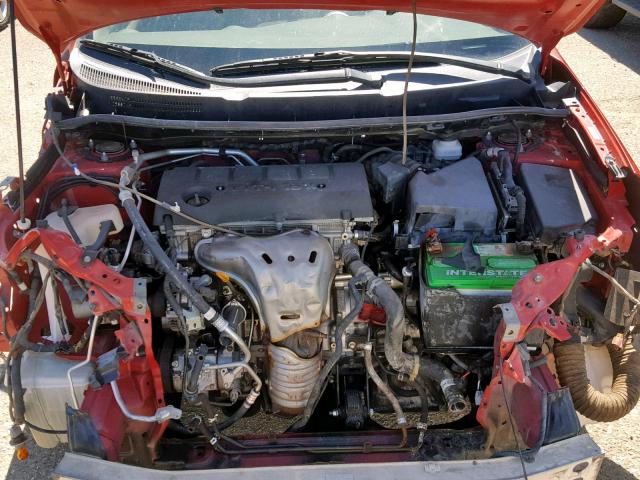 5Y2SP67009Z470163 - 2009 PONTIAC VIBE RED photo 7