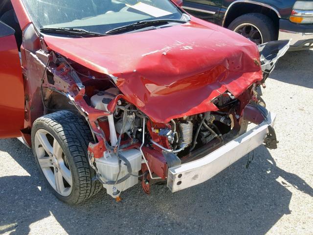 5Y2SP67009Z470163 - 2009 PONTIAC VIBE RED photo 9