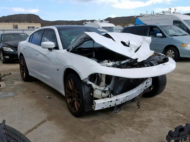 2C3CDXAT4FH902193 - 2015 DODGE CHARGER PO WHITE photo 1