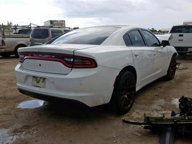 2C3CDXAT4FH902193 - 2015 DODGE CHARGER PO WHITE photo 4
