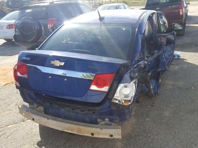 1G1PA5SG8D7304007 - 2013 CHEVROLET CRUZE LS BLUE photo 4