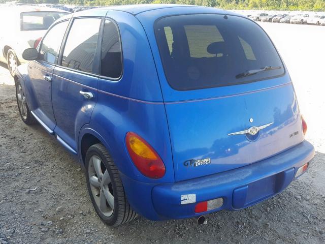 3C4FY78G43T591065 - 2003 CHRYSLER PT CRUISER BLUE photo 3