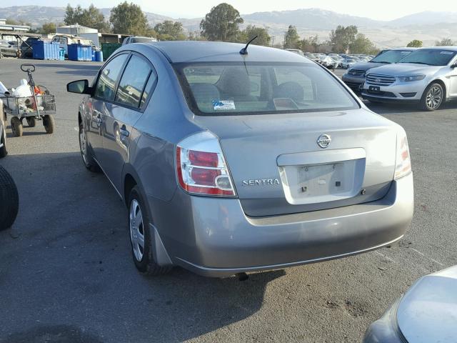 3N1AB61E88L721227 - 2008 NISSAN SENTRA 2.0 GRAY photo 3