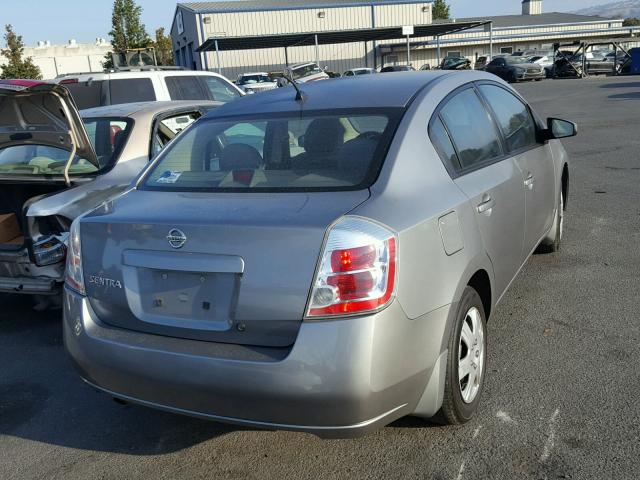 3N1AB61E88L721227 - 2008 NISSAN SENTRA 2.0 GRAY photo 4