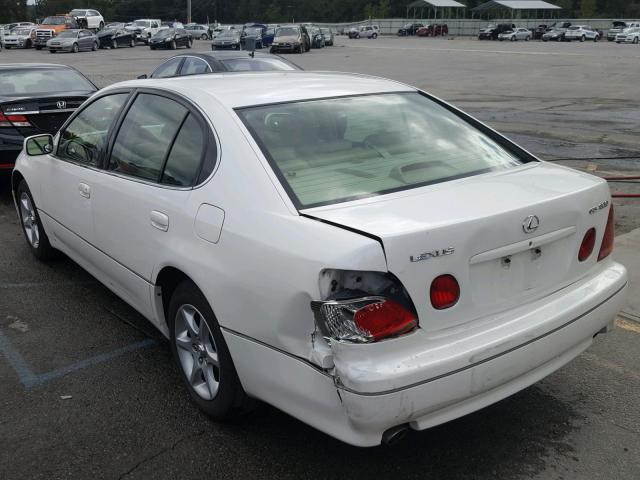 JT8BD69S120168283 - 2002 LEXUS GS 300 WHITE photo 3