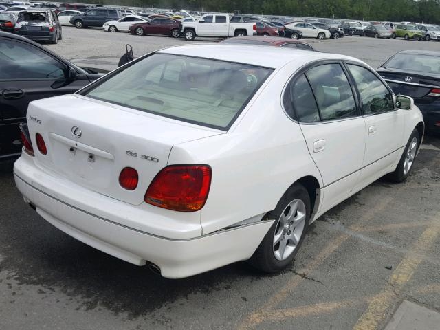 JT8BD69S120168283 - 2002 LEXUS GS 300 WHITE photo 4