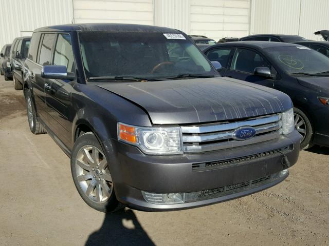 2FMHK6DC3ABA66087 - 2010 FORD FLEX LIMIT GRAY photo 1