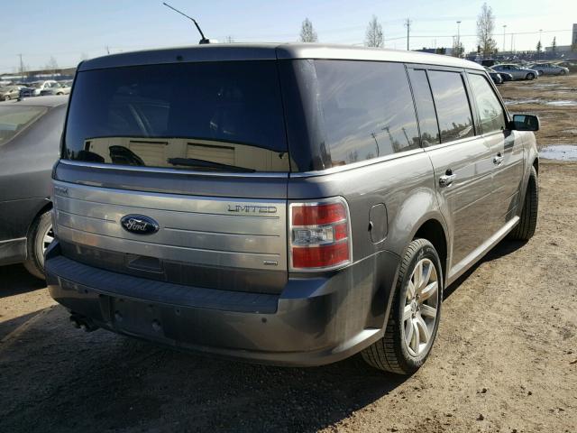 2FMHK6DC3ABA66087 - 2010 FORD FLEX LIMIT GRAY photo 4