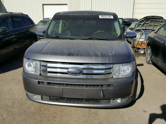 2FMHK6DC3ABA66087 - 2010 FORD FLEX LIMIT GRAY photo 9