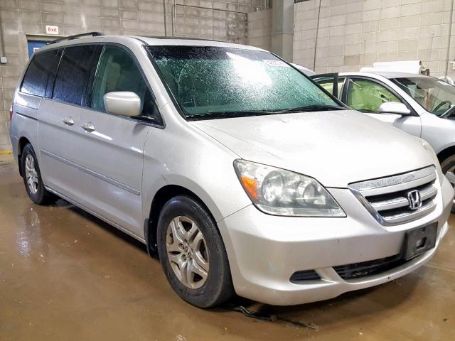 5FNRL38716B412990 - 2006 HONDA ODYSSEY EX SILVER photo 1