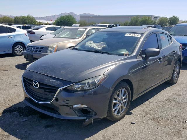 JM1BM1W74E1125995 - 2014 MAZDA 3 GRAND TO CHARCOAL photo 2