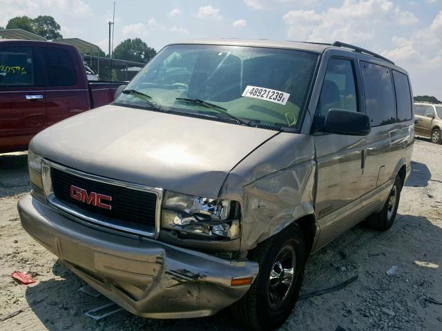 1GKDM19W11B501119 - 2001 GMC SAFARI XT SILVER photo 2