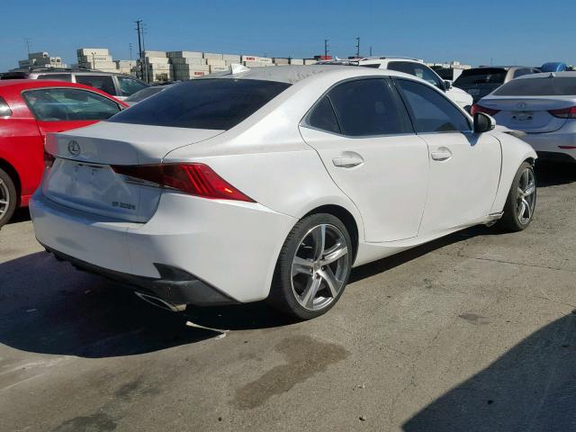 JTHBA1D26H5044850 - 2017 LEXUS IS 200T WHITE photo 4