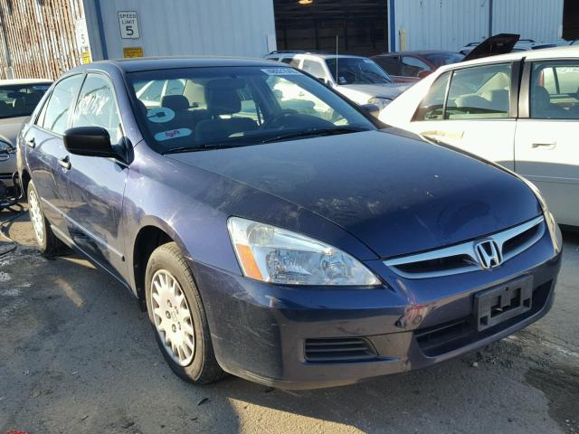 1HGCM56117A213012 - 2007 HONDA ACCORD VAL BLUE photo 1