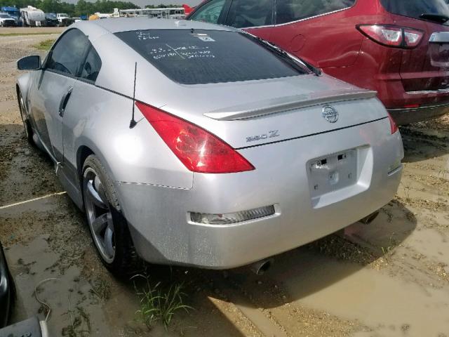 JN1AZ34E76M350490 - 2006 NISSAN 350Z COUPE SILVER photo 3