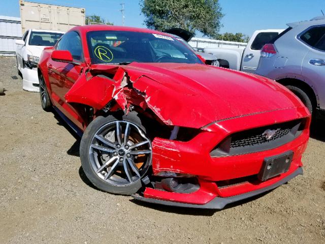1FA6P8CF5H5250777 - 2017 FORD MUSTANG GT RED photo 1