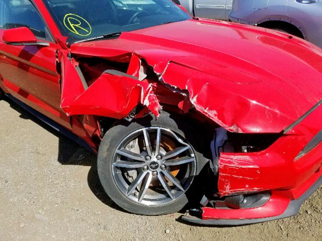 1FA6P8CF5H5250777 - 2017 FORD MUSTANG GT RED photo 9