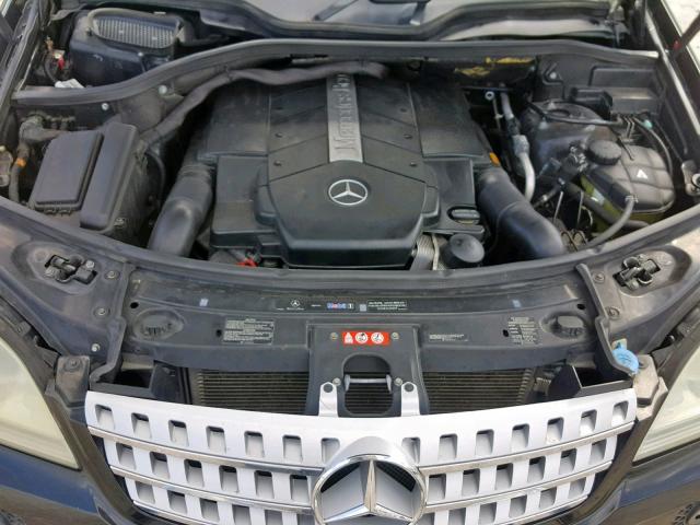 4JGBB75E66A006464 - 2006 MERCEDES-BENZ ML 500 BLACK photo 7