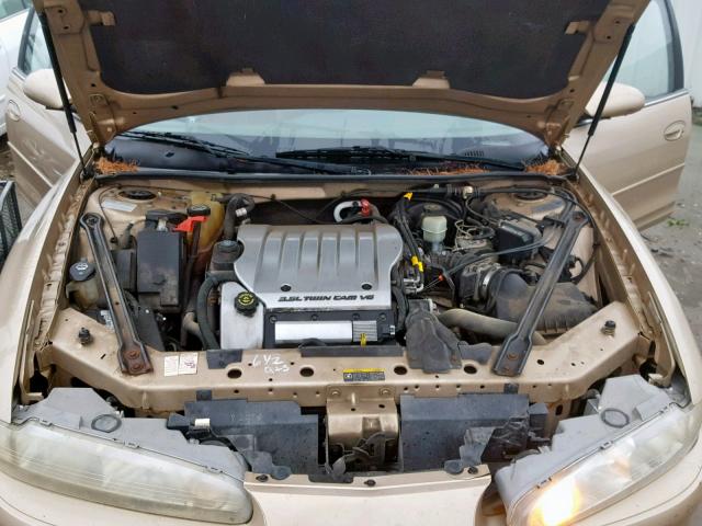 1G3WS52H02F160741 - 2002 OLDSMOBILE INTRIGUE G GOLD photo 7