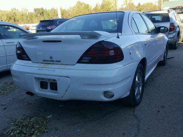 1G2NF52E64M668477 - 2004 PONTIAC GRAND AM S WHITE photo 4