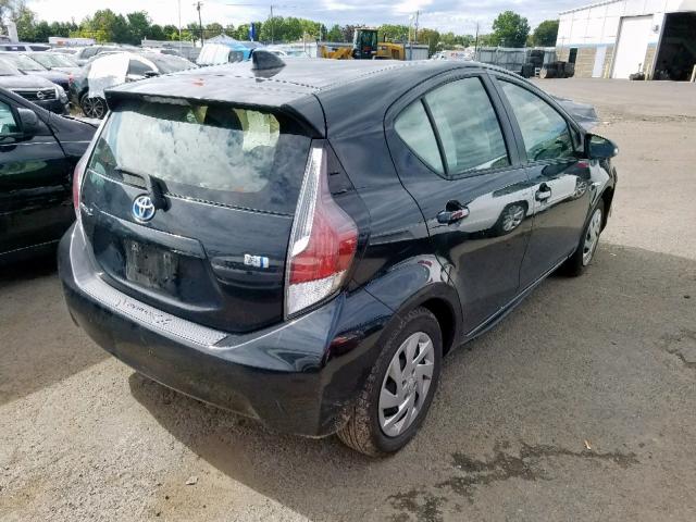 JTDKDTB35F1581505 - 2015 TOYOTA PRIUS C BLACK photo 4