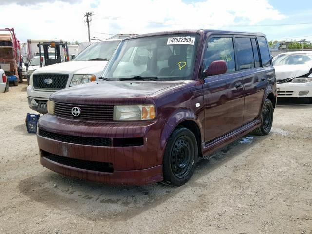 JTLKT324164035475 - 2006 TOYOTA SCION XB 栗色 照片 2
