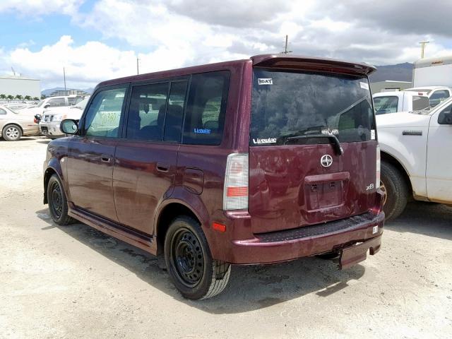 JTLKT324164035475 - 2006 TOYOTA SCION XB 栗色 照片 3