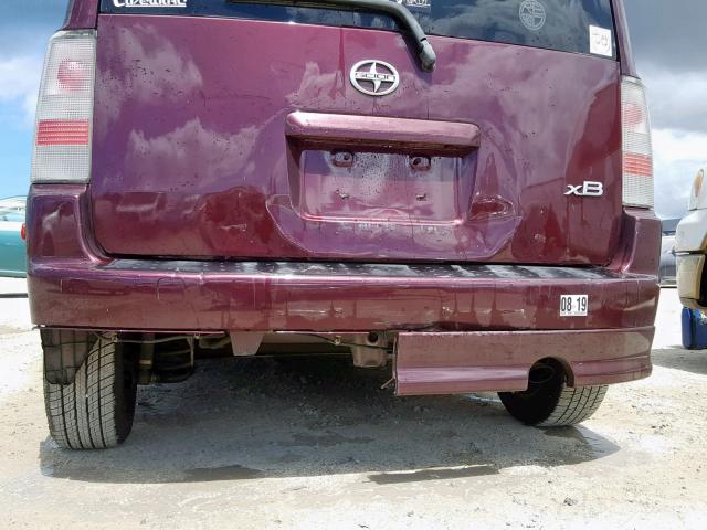 JTLKT324164035475 - 2006 TOYOTA SCION XB 栗色 照片 9