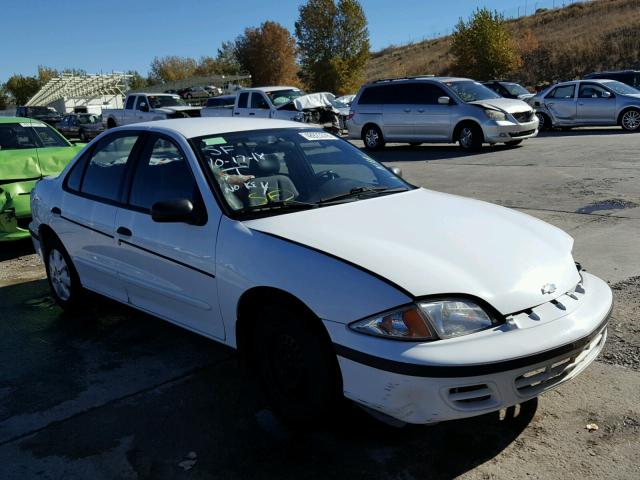 1G1JC524X17117370 - 2001 CHEVROLET CAVALIER B WHITE photo 1