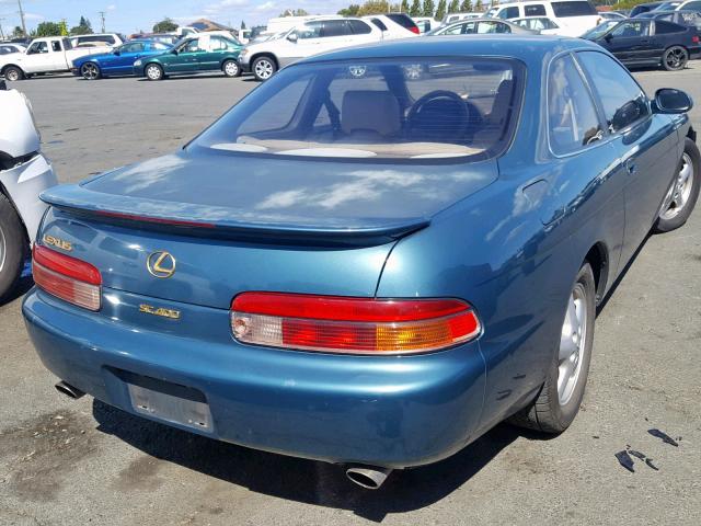 JT8UZ30C2S0047163 - 1995 LEXUS SC 400 GREEN photo 4