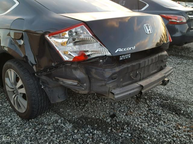 1HGCS12338A028175 - 2008 HONDA ACCORD LX- BLACK photo 9