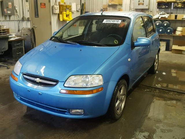 KL1TD666X7B769546 - 2007 CHEVROLET AVEO BASE Көк фото 2