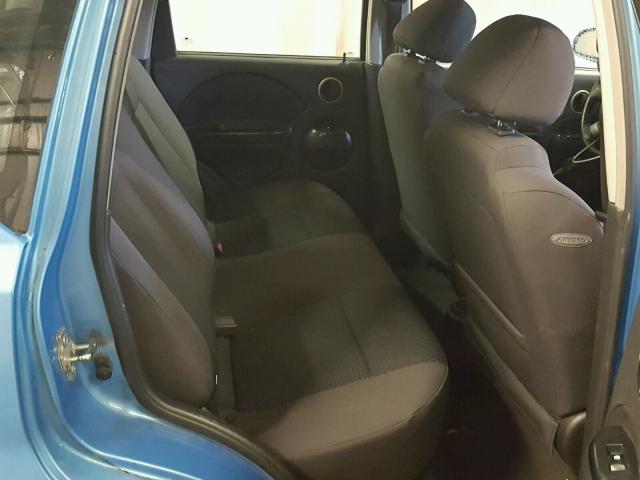 KL1TD666X7B769546 - 2007 CHEVROLET AVEO BASE Көк фото 6