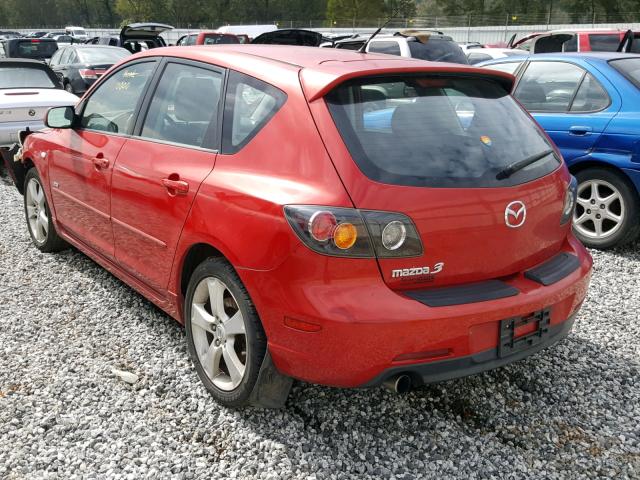 JM1BK143361435255 - 2006 MAZDA 3 HATCHBAC RED photo 3