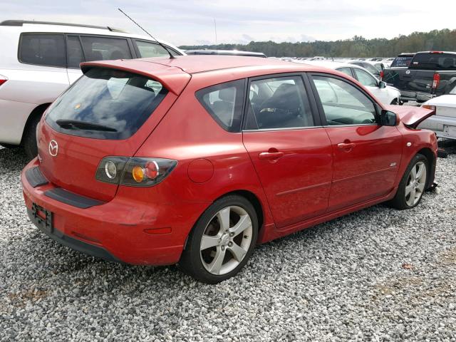 JM1BK143361435255 - 2006 MAZDA 3 HATCHBAC RED photo 4