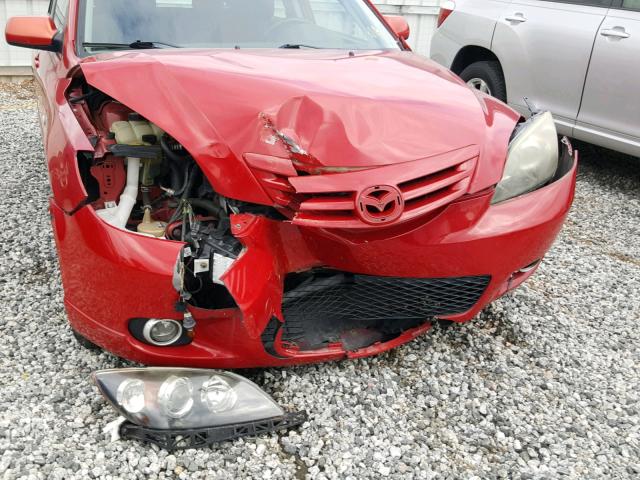 JM1BK143361435255 - 2006 MAZDA 3 HATCHBAC RED photo 9