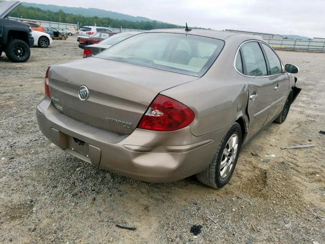 2G4WC582661288247 - 2006 BUICK LACROSSE C TAN photo 4