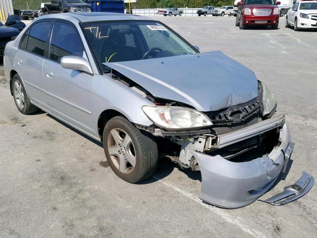 2HGES25734H597522 - 2004 HONDA CIVIC EX SILVER photo 1