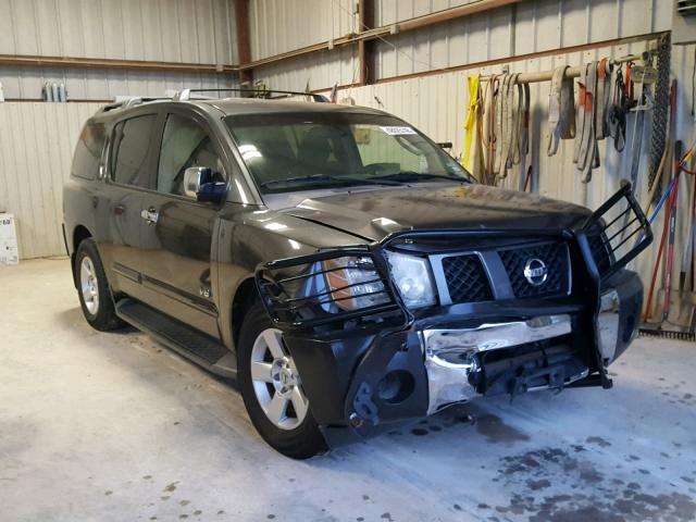 5N1AA08A77N704395 - 2007 NISSAN ARMADA SE GRAY photo 1