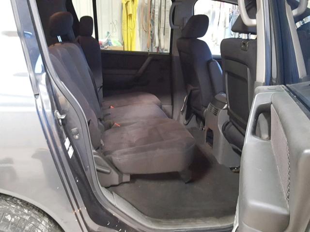 5N1AA08A77N704395 - 2007 NISSAN ARMADA SE GRAY photo 6