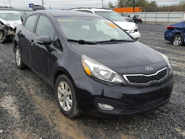 KNADN4A33C6072246 - 2012 KIA RIO EX BLACK photo 1