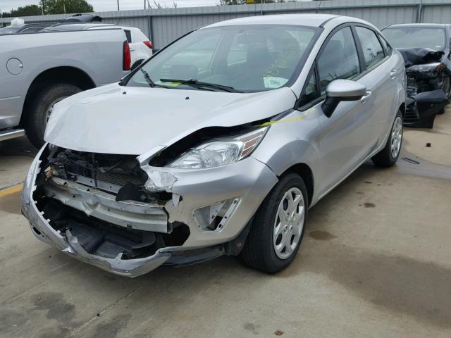 3FADP4AJ6CM176411 - 2012 FORD FIESTA S SILVER photo 2